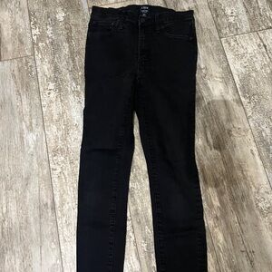 J. Crew Women's Dark Black Skinny Jeans